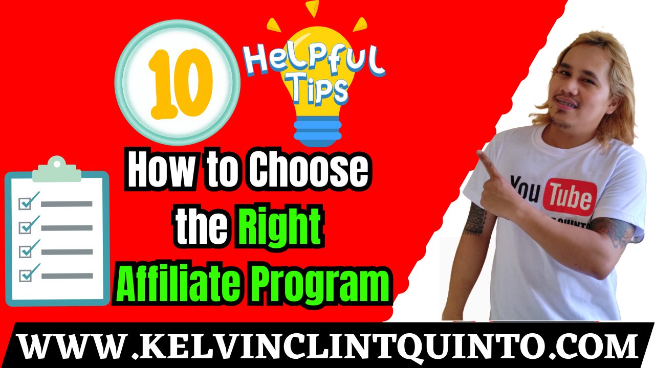 How to Choose the Right Affiliate Program